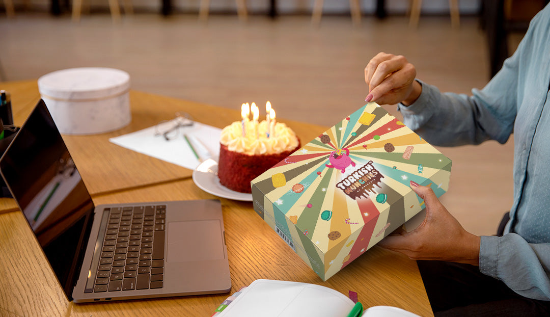 Turkish Munchies snack box as a corporate gift option
